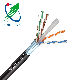 Outdoor 23AWG 0.56mm Pure Copper Waterproof Ethernet Cable LAN Cable Network Cable FTP CAT6