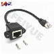  UTP/STP/FTP/SFTP Cat5e CAT6 RJ45 Panel Mount Cable Male to Female