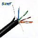 Outdoor Cat5e UTP FTP SFTP Network Cable with Steel Messenger