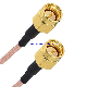 50ohm Low Loss High Frequency Coaxial Cable Rg400 with Sc Double Shielded PTFE Insulation FEP Jacket for Communication