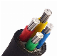  Al/XLPE/PVC 0.6/1kv Electrical Power Cable Four Core Aluminum Conductor