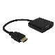  1080P HDMI Male to VGA Female Video Converter Adapter Cable