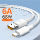  Factory Premium 6A Super Fast Charging Cable USB C Cable Type C Fast Charger Data Cable for Samsung