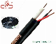 Sample Customization Rg59 2c Power Line Coaxial TV Cable CCS Conductor for Audio / TV Cable manufacturer