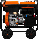 AC DC Output Powder Coated Steel 12.5L Diesel Generator