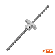 Kgg 18mm Lead Plastic Lead Screw for Measuring Equipment (P-MSS Series, Lead: 18mm, Shaft: 8mm)