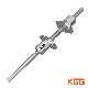 Kgg Bidirectional Precision Gound Ball Screw for CNC Machine Center (Sxm Series, Lead: 2mm, Shaft: 12mm) manufacturer