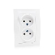  CE Certificate EU Standard 220V-250V 16A Double Wall Electrical Socket