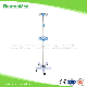 Hospital Equipment Height Adjustable Stainless Steel Infusion Stand IV Pole Drip Stand Infusion Support IV Port