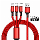  3 in 1 Micro USB Type C Charger Cable Multi USB Port