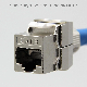  RJ45 Cat. 8 STP Toolless Tool Free Keystone Jack