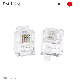  Gold Plated Telephone 6p4c Male Plug Rj11 Connector