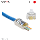  Ez Shielded CAT6 Pass Through Connector FTP Ethernet Network Cables Plug