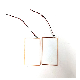  High Frequency 125kHz IC Card Reader RFID Loop Antenna 0.2mm Wire Self-Bonded Copper Induction Square Coil Antenna