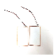 High Frequency 125kHz IC Card Reader RFID Loop Antenna 0.2mm Wire Self-Bonded Copper Induction Square Coil Antenna