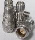  Quick SMA Male Push on to SMA Female Coaxial Quick Adaptpr, Stainless Steel Body, 26.5GHz