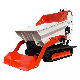 Hot Selling 500 Kg Weight Hydraulic Mini Dumper Powered Rubber Track Crawler Mini Dumper