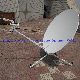 1.2m Manual Flyaway Ku Band Aluminum Panels Satellite Dish Antenna