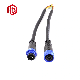  PVC Nylon Waterproof LED Wire Assembly Male Female Electrical Cable Plug M15 Gyd Bett Connector