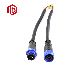 PVC Nylon Waterproof LED Wire Assembly Male Female Electrical Cable Plug M15 Gyd Bett Connector