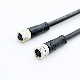 M8 4-Hole Female Straight Plug Waterproof Round Cable Aviation Connector manufacturer