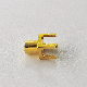  Gold Plated RF MCX Female Jack 50ohm Straight Connector for PCB Mount