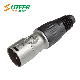 Rean/Yongsheng 3-Pin XLR Male Plug Balance Audio Connector Nickel