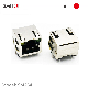 RJ45 Connector 8p8c Shielded 1 Port PCB Modular Ethernet RJ45 Jack