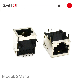  Shield RJ45 Female Connector 8p8c Modular PCB Jack