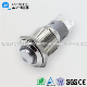 16mm 1no 1nc Resable Self-Locking High Flat Ring Illuminated Nickel Plated Brass Stainless steel Push Button Switch