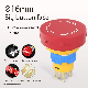  Plastic Turn off Press on Red Mushroom White Arrow 16mm Wrist Emergency Stop Push Button Switch