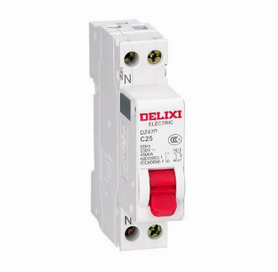 Delixi Dz47p "Phase Neutral" 1p+N Circuit Breaker Air Switch 230V