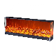 High Quality Custom Flame Color and Size Tempered Glass 3 Sided Electric Fireplace