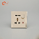  UK Plug 13A Power Outlet Socket Dual USB Wall AC DC Charger Switch Adapter Port