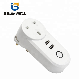 UK Standard Smart WiFi Plug Power Socket with 2 USB Electrical Plug Socket