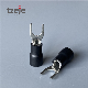 Black Fork Insulated Termianals U Type Spade Lug Wire Connectors