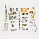  China Factory Custom Sheet Metal Stamping Parts Professional Supplier Producing Switch Contact Connection Brass Copper Connector Terminal