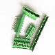 Custom 5.08 mm Pitch Pluggable 3 Pin Green PCB Terminal Block