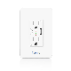 Remote Control Electrical Socket WiFi Smart Power Wall Socket with USB, 2 Plug Outlets 15 AMP Divided Control