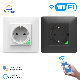  UK De Un WiFi Smart Electrical Switch Socket for Smart Home Remote Control Electrical Outlet