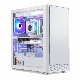  Segotep All White/Black 360 Water Cooler Supported Eatx Gaming PC Case