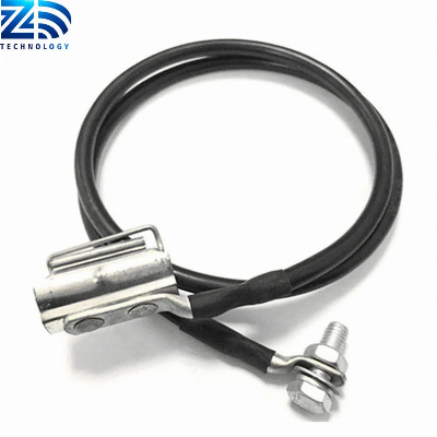 7/8" Coaxial Telecom Cable Grounding Kit for Spring Clamp Strap Type