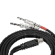  RJ45 Male to 2 X Stereo 6.3mm Trs Audio Patch Cable