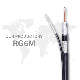  CCTV Cable 75ohm Rg Coaxial Cable Series RG6 with Message (with steel) Outdoor