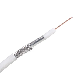 High Quality 100m CCA CCS 1.02mm 75ohm RG6 Coaxial Cable with BNC Connectors