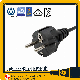 Europe VDE Approval EU 16A 250V AC Power Cord Straight Schuko Plug