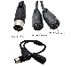 MIDI DIN 8 Pin DIN Male to Dual 8pin Female Y Splitter Audio Video Cable