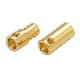 Custom High Current 5.5mm Connector Cross Section Model Plug Gold Plated Male and Female Banana Plug