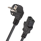 Power Cable EU European IEC 320 C5 Standard Power Plug