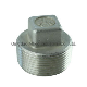  Manufacturer Stainless Steel 304 316 Pipe Fitting Square Plug